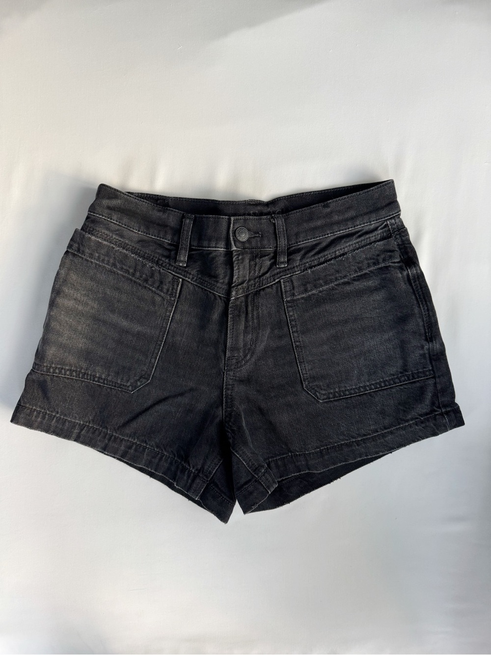 Americans Eagle Black Denim Shorts